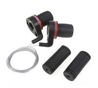 Bicycles Twist Gear - Bicycle Rotary Shift Handles, Multifunctional Handlebar Gear Control, Durable, Practical Bicycle Shift Lever, Indexed Gear System for Stable and Easy Control, (Black)
