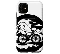 Bicyclist Graphic Mountain Bike Trials Case for iPhone 11
