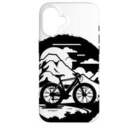 Bicyclist Graphic Mountain Bike Trials Case for iPhone 16
