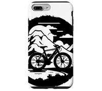 Bicyclist Graphic Mountain Bike Trials Case for iPhone 7 Plus/8 Plus