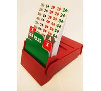Bid Pal Bridge Bidding Boxes set of 4 (Red)