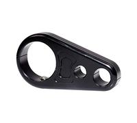 Bid4ze 1"25mm Black Frame Handlebar Clutch Cable Brake Clamp Kit For Harley Davidson
