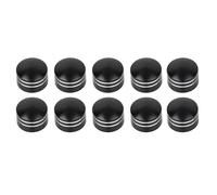 BID4ZE 10pcs Black Cut Bolt Topper Cap Covers For Harley H-onda Y-amaha S-uzuki Harley Twin Cam Dyna Softail Touring Road King Electra Glide Road Glide Street Glide Tri Glide