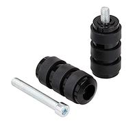 Bid4ze 2x Black Billet Aluminum Rubber Heel Toe Shifter Shift Peg For Harley Sportster Dyna Touring Softail