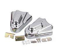 Bid4ze ABS Rear Axle Swingarm Covers For Harley Softail Heritage Springer Night Train Fatboy Standard Custom 1986-2007 Chrome