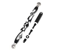 Bid4ze Aluminum Black Skull Gear Shift Linkage Shifter for Harley Dyna Fat Boy Touring Electra Glide Road King Softail FXST FXSTC FLSTN 1985-2021