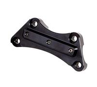 Bid4ze Black Anti Slip for 1" clamping Ape Hangers Handlebar Clamp Handlebar Risers Top Clamp for Harley Softail Dyna Sportster models 1997-2023