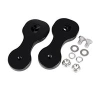 BID4ZE Black Metal Mirror Brackets Adapter Compatible With Harley Touring Electra Glide Ultra Classic FLHTCU Road Glide EFI FLTR Road King FLHR Street Glide FLHX 2004-2023,1 Pair