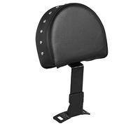 BID4ZE Black Rivets Adjustable Driver Rider Backrest Plug-In Seat Backrest Compatible with Harley Road King Street Glide Electra Glide Ultra Classic Tri-Glide