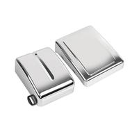 BID4ZE Motorcycle Chrome Battery Fairing Cover For Harley Dyna Fat Bob/Street Bob/Super Glide/Wide Glide 2006-2017