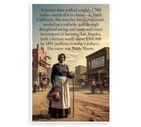 Biddy Mason From Chains to Fortune Inspirational 12x18 US Made Poster