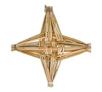 Biddy Murphy St. Brigid Reed Rush Cross 4 Arm 13"x13" Ireland Gifts St Brigid Cross Luck of The Irish Decorations Brigid of Kildare Made in Co. Roscommon, Ireland