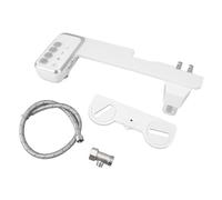 Bidet Attachment for Toilet | Adjustable Water Pressure & Dual Nozzle | Super Slim Design for Easy Care/Feminine Rinse | One Key Quick Disassembly, No Electricity Needed