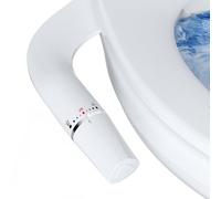 Bidet Attachment for Toilet Seat Dual Nozzle Rear and Feminine Wash Water Pressure Sprayer Butt Cleaner Non-Electric
