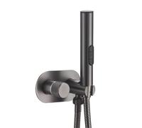 Bidet Brushed Rose Gold Brass Bidet Faucet Wall Mount