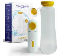 BIDET BUDDY® LuxeJet Portable Bidet for Travel | 300ml/min Flow | 450mAh Battery | 350ML Bottle | IPX7 Waterproof | USB-C Charging | Gentle & Safe for Postpartum & Babies with Soft Pressure