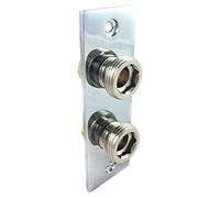 Bidet Douche Shataff Thermostatic Shower Fixing Wall Plate Bathroom Toilet Valve Backplate Chrome