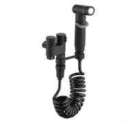 Bidet Douche Shower Spray, Handheld Bidet Sprayer For Toilet, With Dual Water Outlets, Customizable Water Pressure, For Personal Hygiene(Black)