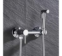 Bidet Faucet Brass Shower Tap Washer Mixer Cold Hot Water Mixer Crane Square Shower Sprayer Head Tap Toilet Faucets