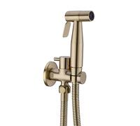 Bidet Faucet, Toilet Handheld Sprayer Anal Shower Head Douche Kit Shattaf Portable Brass Valve Bathroom Bidets Spray Jet Tap