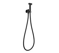 Bidet Shower for Toilet Hand Held Sprayer Kit Handheld Cold Water Brass with Hose Spray Gun Set,Black(Nero)