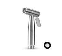 Bidet Sprayer for Toilet,Stainless Steel Handheld Bidet Spray Tap,Muslim Shower for Toilet for G1/2 Hose Connectors,Bidet Shower Head for Cloth Diaper Kitchen Cleaning,Personal Hygiene(Silvery)