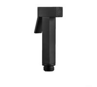 Bidet Sprayer Handheld Zinc Alloy Toilet Shower with Adjustable Pressure for Diaper Cleaning Pet Bath Matte Black 15cm(Black 185g)