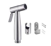 Bidet Sprayer Head with hook, stainless steel bidet sprayer kit, baby cloth diaper sprayer, easy to install for Personal Hygiene and Bedpan WC Sprayer
