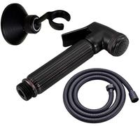 Bidet Sprayer Kit - Wall Mounted Hand Held Brass Bidet Spray for Toilet with Shower Hose - Cold Water Diaper Washer Set for Bathroom and Pet Bath