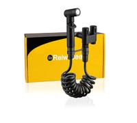 Bidet Sprayer Kit with Extendable 2m Hose & Dual Control Valve for Toilet UK, Muslim Shower Attachment (Black)