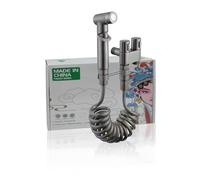 Bidet Sprayer Set, Portable Shower, Bidets Attachment for Toilet UK, Bidet Shower with Extendable 2m Hose & Dual Control Valve Sprayer, Muslim Shower, Bath taps with Shower Attachment (Grey-T)