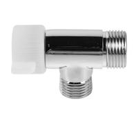 Bidet T Adapter 7/8 Tee Connector with 1/2 Hose Outlet Valve | Metal Construction, Three-way Water Control, Dual Outlet Design, Quick Connection for Sprayers and Tight Bathroom Spaces
