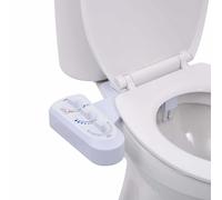 Bidet Toilet Seat Attachment Single/Dual Nozzle Sprayer Accessories vidaXL