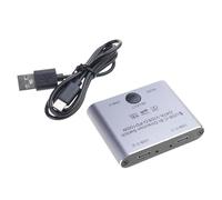 BiDirectional 8K USB C Switcher For 2Computers With Fast 100W Charging 10Gbps Data Transfer Ideal For MultiDevice Use BiDirectional USB C Splitter