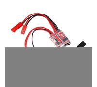 Bidirectional Brushed ESC Controller - Multi-level Current Adjustment,Bidirectional Brushed ESC Speed Controller,for RC Car Boat Underwater Propeller Tank