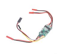 Bidirectional Brushed Motor Controller for 2S-3S RC Models, Dual Way ESC with Overheat and Signal Loss Protection, 6V-14V 5A Peak 7A for Boats Crawlers Dump