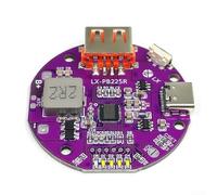 Bidirectional Fast Charging Module 22.5W Power Control Board PD QC 5A for DIY Power Bank Battery Pack with LED Display Purple(B)