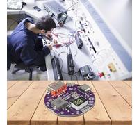 Bidirectional Fast Charging Module 22.5W Power Control Board PD QC 5A for DIY Power Bank Battery Pack with LED Display Purple(A)