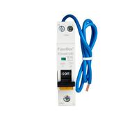 Bidirectional Mini RCBO B Curve FuseBox, 16A Single Pole and Neutral, 6kA Short Circuit Rating, 30mA Type A Sensitivity, RTAMB16BD Model