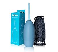 BIDOO Universal Portable Bidet Bottle with Soft Silicone Nozzle, Leak-Proof Cap & Nylon Pouch - Compact Reusable Hygiene Hand Bidet for Travel, Elder Ease, New Moms & Pre/Post-Intimacy - Aqua