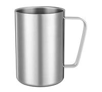 Bidponds 16.9oz/500ml Stainless Steel Double Wall Mug,Camping Mug,Suitable for Coffee, Milk,Juice,Tea and Other Cold or Hot Drinks