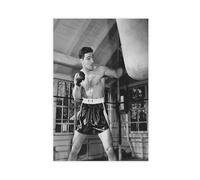 BIDYUM Heavyweight Champion ROCKY MARCIANO Glossy1 Canvas Poster Wall Art Decor Print Picture Paintings for Living Room Bedroom Decoration 24x36inch(60x90cm)