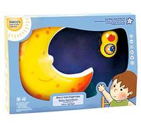 Bieco 04052657 Moon Night Light with Music, About 33 x 22 x 5 cm, Yellow