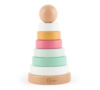 Bieco Baby Berry Stackable Tower | Sustainable Wood FSC® | 19 cm | Slot Set for Stacking Wooden Rings