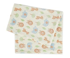 BIECO Baby Blanket Zoo Animals | Baby Blanket | Soft Cuddle | Children's | Pram | Wrap