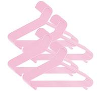 Bieco Children's Clothes Hangers, 32 Pack, Pink | Length approx. 30 cm | Baby Clothes Hangers | Plastic for Kids & Baby | Organiser for Wardrobe