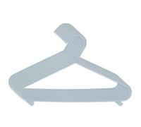 Bieco Children's Clothes Hangers, Pack of 8, Trendy, Blue, Length Approx. 30 cm, Baby Clothes Hangers, Plastic Hangers, Children, Baby, Baby Organiser for Wardrobe, Baby Clothes Hangers