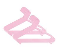 Bieco Children's Clothes Hangers Pink 16 Pcs - Plastic Kids Hangers - Baby Clothes - Baby - Pink - Plastic Childrens