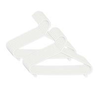 Bieco Hangers Baby Child Hanger Baby Hangers Plastic Hangers for Wardrobe Storage Cabinet Length 29.5cm, 16 Pieces, White, Narrow, ArtN 90016147