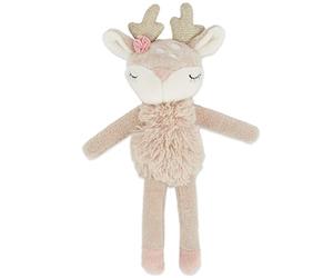 Bieco Plush Deer Toy with Rattle - Approx. 22 cm Cute Baby Cuddly Toy Reindeer Teddy